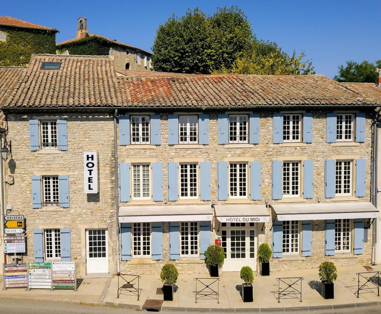 Hotel Du Midi Visan Exterior photo